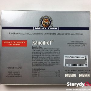 Xandrolone tył opakowanie