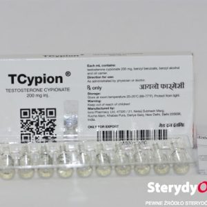 tył opakowania TCypion 200 mg IONS